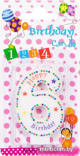 Свеча для торта Darvish Цифра 4 DV-H-1112-6