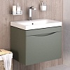 Runo Тумба с умывальником Runo Афина 60 + Moduo 60 (подвесная, цемент)