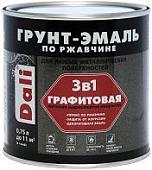 Грунт-эмаль Dali Графитовая по ржавчине 3 в 1 0.75 л (зеленый)