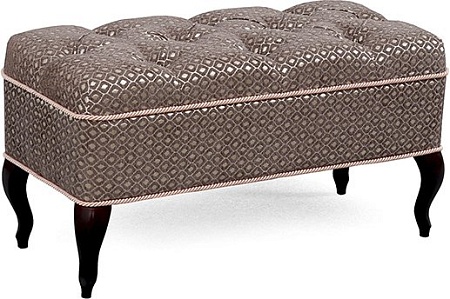 Пуфик Мебельград №15 Вариант 5 (паола коричневый ромб/орех светлый)