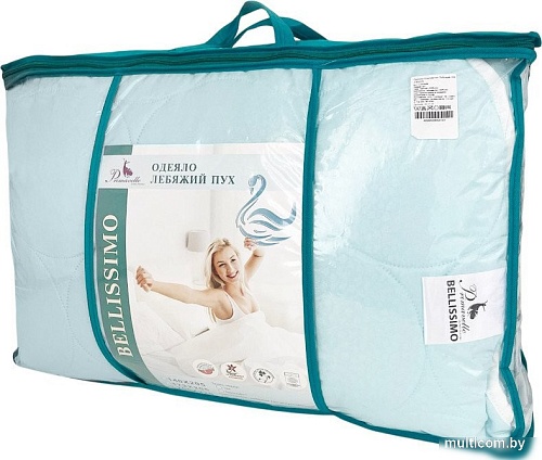 Bellissimo Ультрастеп Лебяжий пух 140х205 121819502t (голубой)