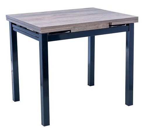 Кухонный стол Мебель Импэкс Leset Париж 1Р (черный-дуб лофт)