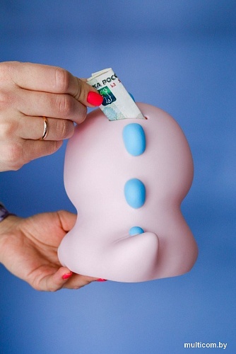 Копилка для денег ILikeGift Smile dino BB2670-3B (розовый)