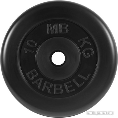 MB Barbell Стандарт 31 мм (1x10 кг, черный)