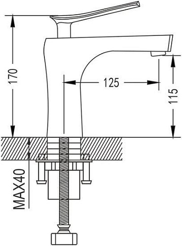 Смеситель Shevanik S9601