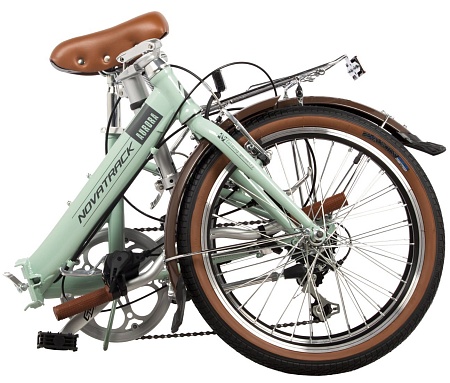 Велосипед Novatrack Aurora 3.6 20 2024 20FAURORA6S.BL4 (светло-бирюзовый, разобранный)