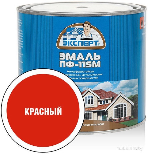 Эксперт ПФ-115М Глянцевый 1.8 кг (красный)