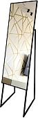 Зеркало eMZe Floor 40x150 DK23501.CHE (черный)