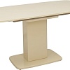 Обеденный стол Leset Денвер 1Р (капучино/стекло капучино)