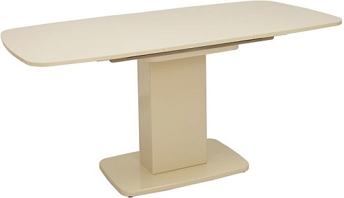 Обеденный стол Leset Денвер 1Р (капучино/стекло капучино)