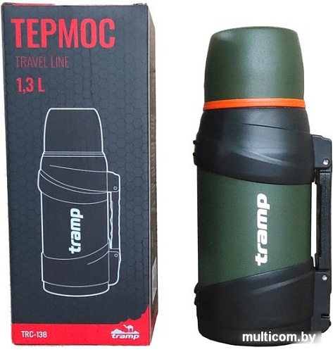 Термос TRAMP Travel Line 1.3л TRC-138ол (оливковый)