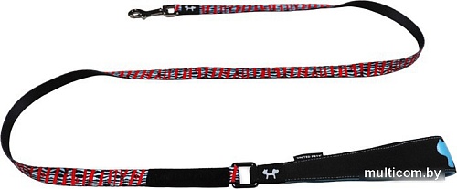 Поводок United Pets Complete Me Leash (L, красная зебра)