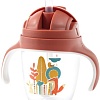 BabyOno С трубочкой 1464/01 (240 мл, розовый)