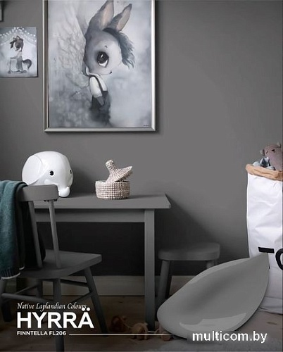 Краска Finntella Foxy Lapselli Matte Hyrra F-50-1-9-FL206 9 л (серый)