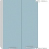 Шкаф навесной Кортекс-мебель Корнелия Мара ВШ50 (голубой