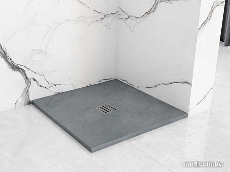 Душевой поддон Rea Rock 90x90 (серый)
