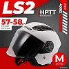 LS2 OF616 Airflow 2 Solid (M, белый глянцевый)