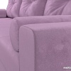 Угловой диван Mio Tesoro Верона лайт левый (микровельвет, сиреневый)