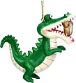 Елочная игрушка Gisela Graham Fairy Tales. Крокодил с часами 16895