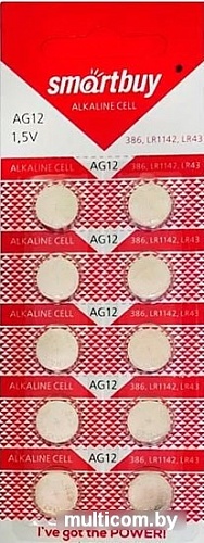 Батарейки SmartBuy Alkaline AG12 10 шт.