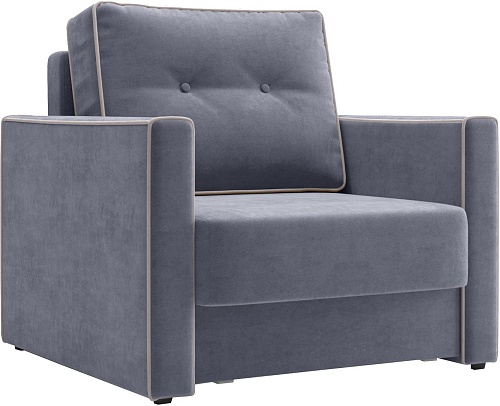 Кресло-кровать Mio Tesoro Атлантикс (Velutto 52, серый)