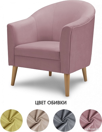 Интерьерное кресло Mio Tesoro Арти (Evita 09/натуральное дерево)