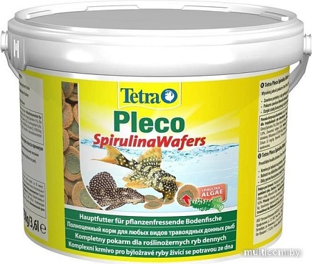 Сухой корм Tetra Pleco Spirulina Wafers 3.6 л