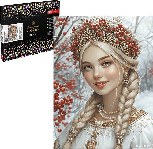 Алмазная мозаика Феникс+ Русская краса 71442