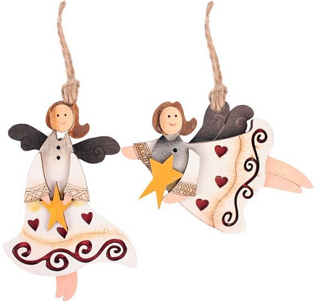 Елочная игрушка Darvish Ангел DV-C-297 (2 шт)