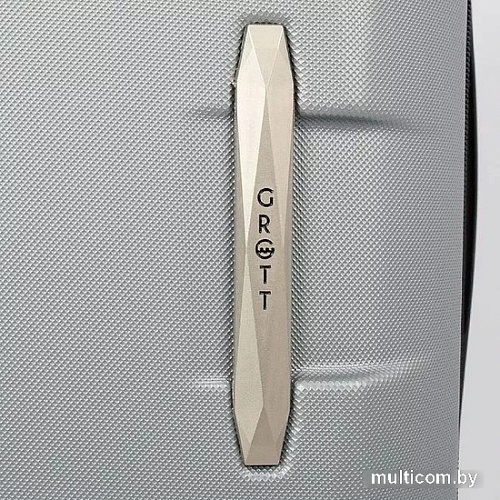 Чемодан-спиннер Grott 263-MD2203/5-24 (светло-серый)