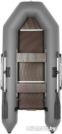 Моторно-гребная лодка Тонар Капитан 280ТС (серый)