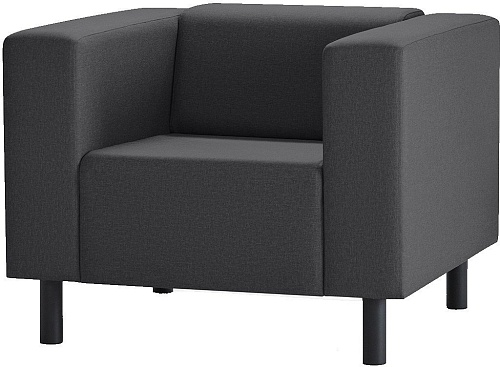 Кресло-глайдер Mio Tesoro Белфаст 307 (Savanna plus Grafit 1173, серый)