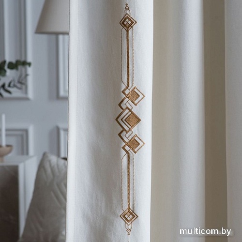 Комплект штор Pasionaria Бриджит 400x230 (2 шт, белый)