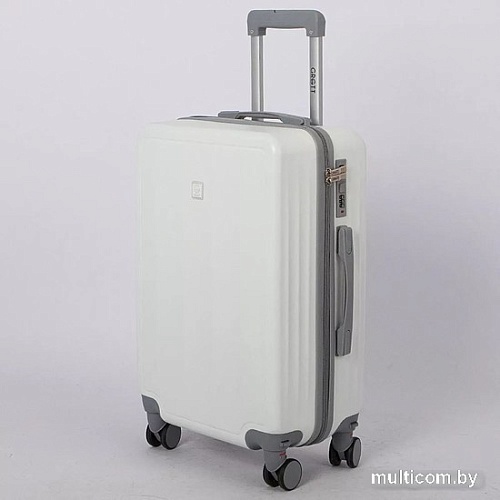 Чемодан-спиннер Grott 340-614/5-22 (белый)