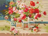 Картина по номерам Остров Сокровищ Свежесть роз 662465