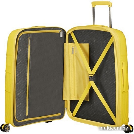 Чемодан-спиннер American Tourister Starvibe Electric Lemon 67 см