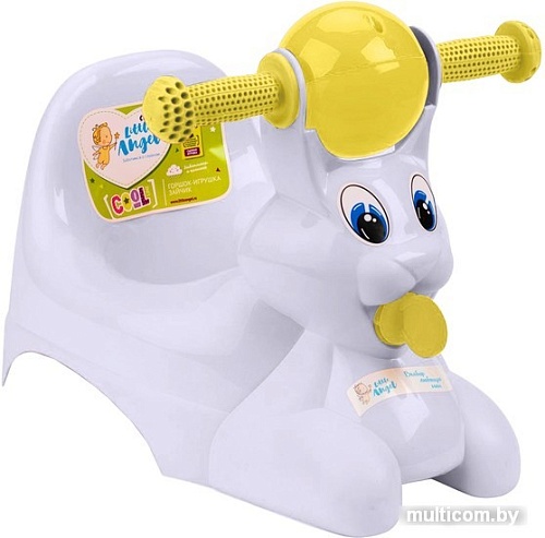 Детский горшок Idi Land Зайчик 221500429/01 (белый)