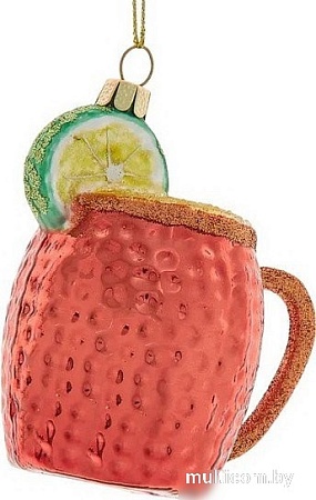 Елочная игрушка Kurt S. Adler Мохито в медной кружке C6417