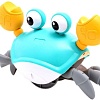 Игрушка-каталка Sima-Land Краб QC-1Y 7865413 (бирюзовый)