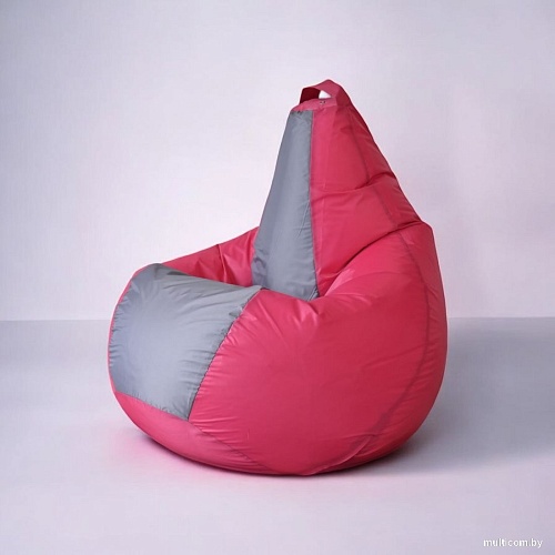 Кресло-мешок Mio Tesoro Груша Kombo XXL GF-130x85-FS (фуксия/серый)