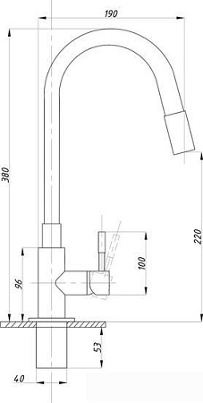 Смеситель Tsarsberg TSB-114-W003