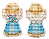 Набор для вышивания Овен Ёлочная игрушка. Ангел 1363