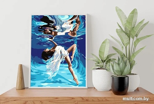 Картина по номерам PaintLine Девушка под водой 2038134103098
