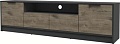 Тумба Интерлиния ТВ Концепт КТ-ТВ4-50 (дуб веллингтон/антрацит)