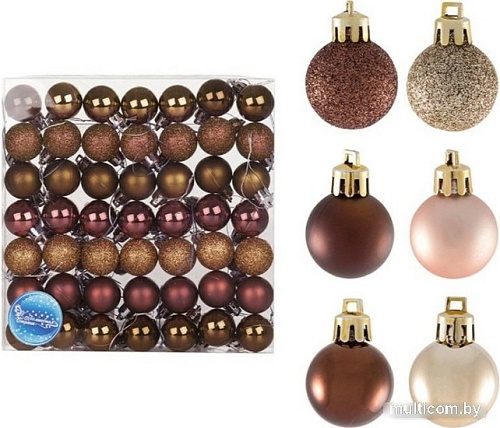 Елочная игрушка Волшебная страна Торжество 007481 (49 шт, медь)