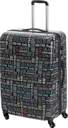 Чемодан-спиннер Sun Voyage SV025-АC097-28 77 см (надписи)