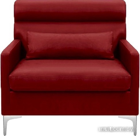 Интерьерное кресло Brioli Отто (экокожа, L16 вишневый)