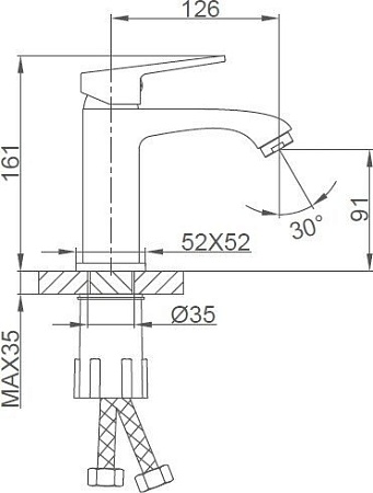 Смеситель FRAP F1076