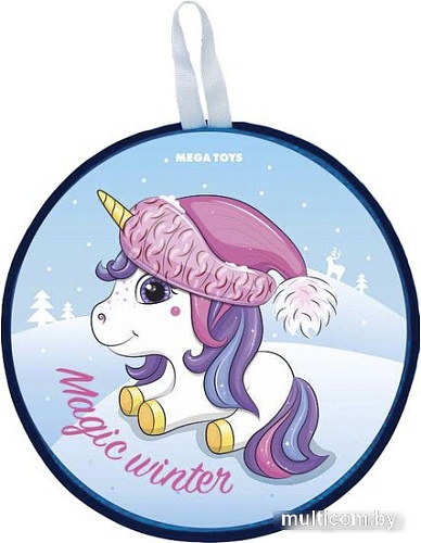 Ледянка Mega Toys Единорог 13211 (сиреневый)