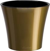 Кашпо Santino Arte 2 л (золотой/черный)